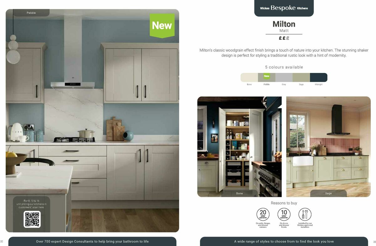 Wickes Kitchens Brochure Offers from 8 August