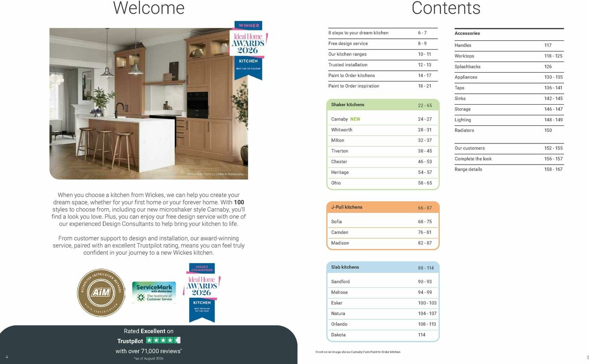 Wickes Kitchens Brochure Offers from 8 August
