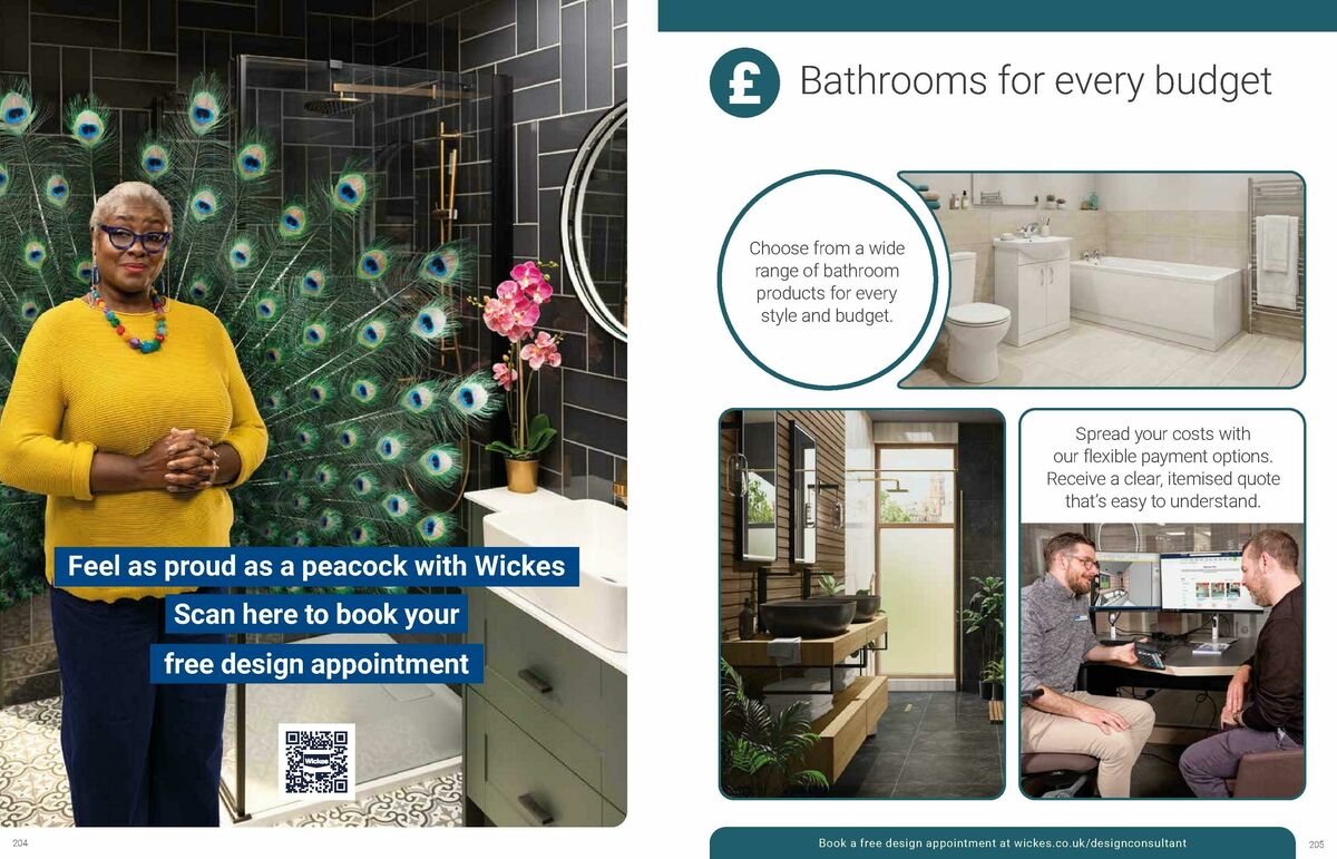 Wickes Bespoke Bathrooms Brochure Offers from 10 August