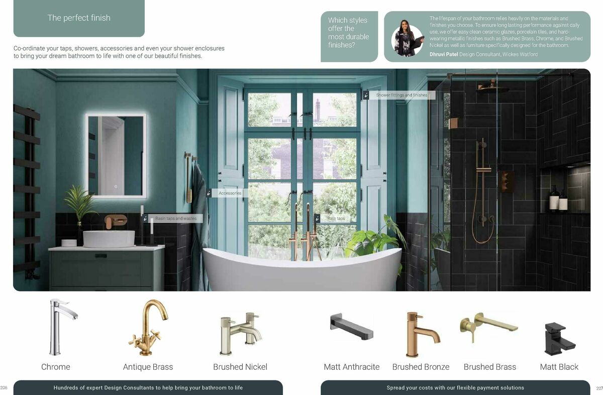 Wickes Bespoke Bathrooms Brochure Offers from 10 August