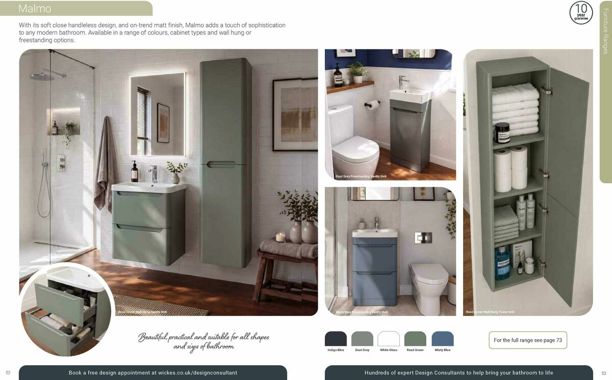 Wickes Bespoke Bathrooms Brochure Offers from 10 August