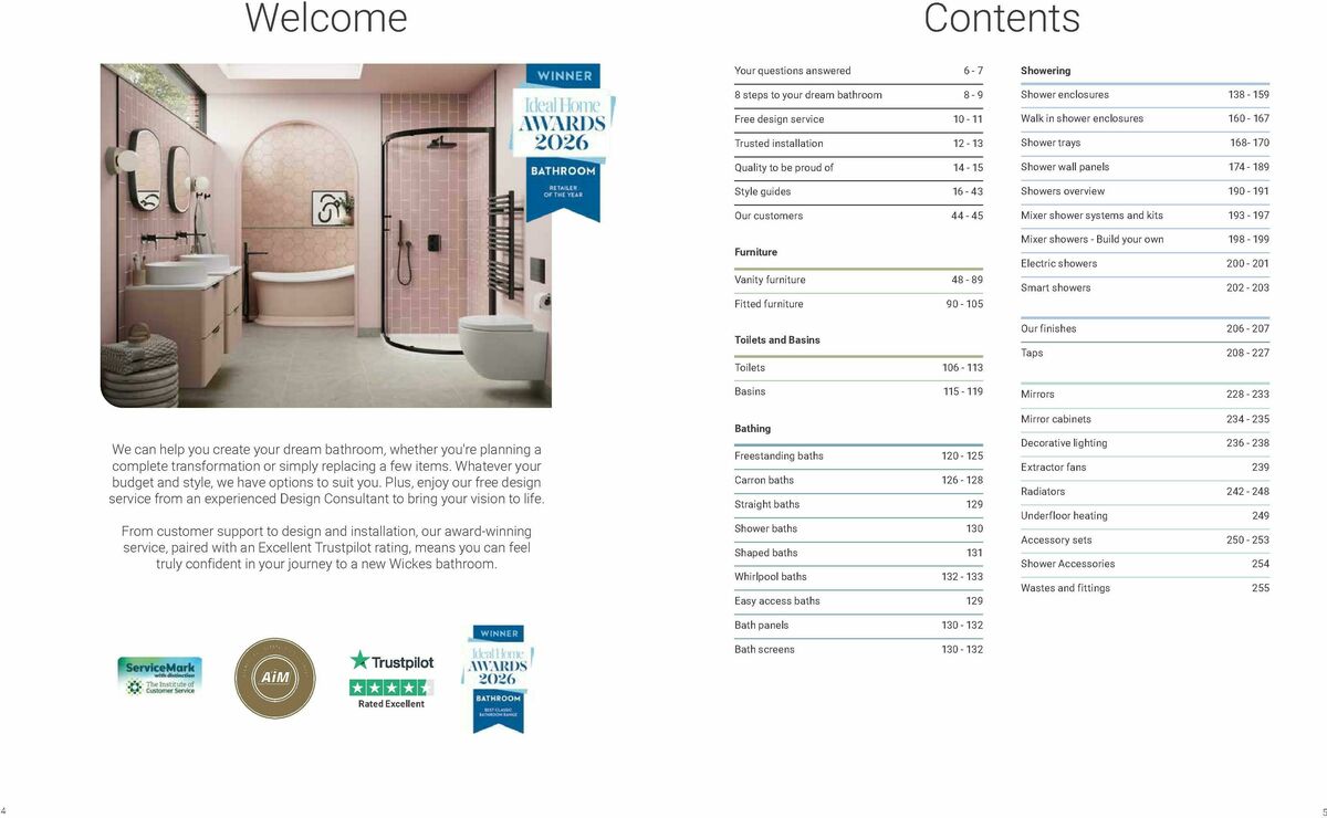 Wickes Bespoke Bathrooms Brochure Offers from 10 August