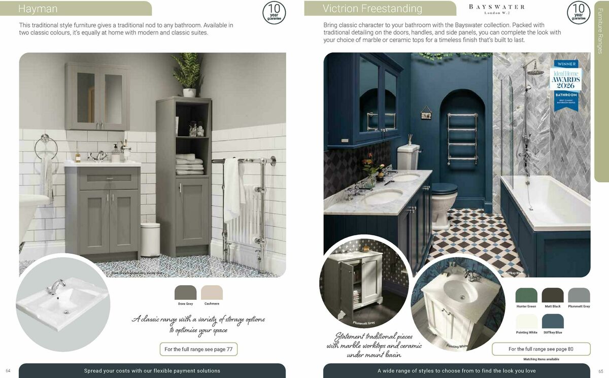 Wickes Bespoke Bathrooms Brochure Offers from 10 August