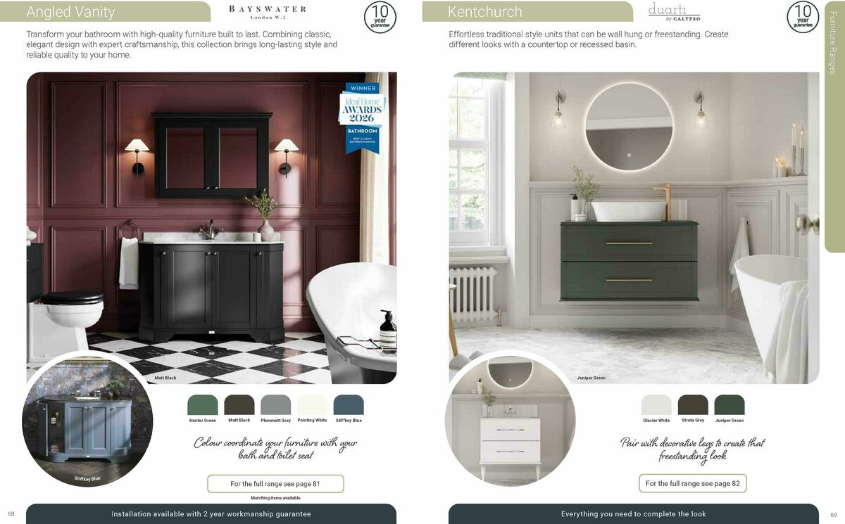 Wickes Bespoke Bathrooms Brochure Offers from 10 August