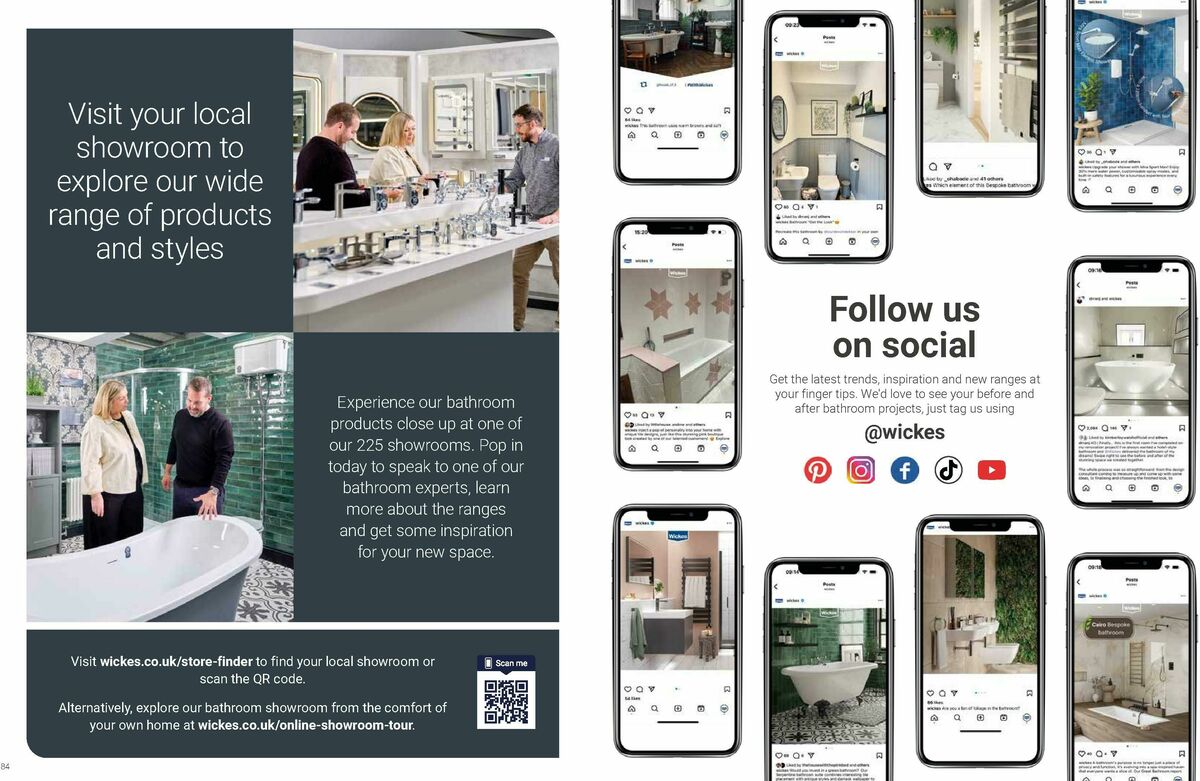 Wickes Bespoke Bathrooms Brochure Offers from 10 August