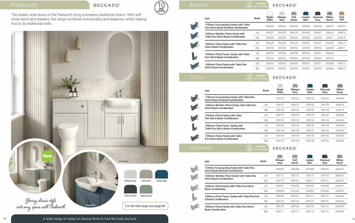 Wickes Bespoke Bathrooms Brochure Offers from 10 August