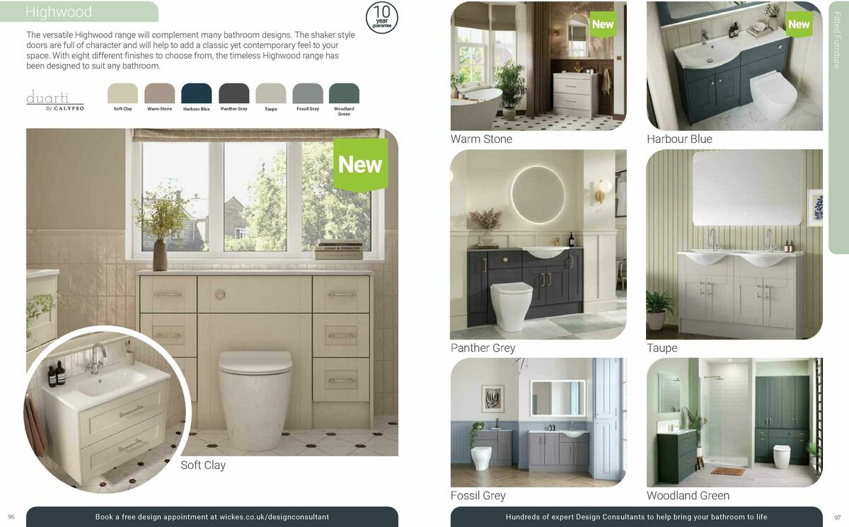 Wickes Bespoke Bathrooms Brochure Offers from 10 August