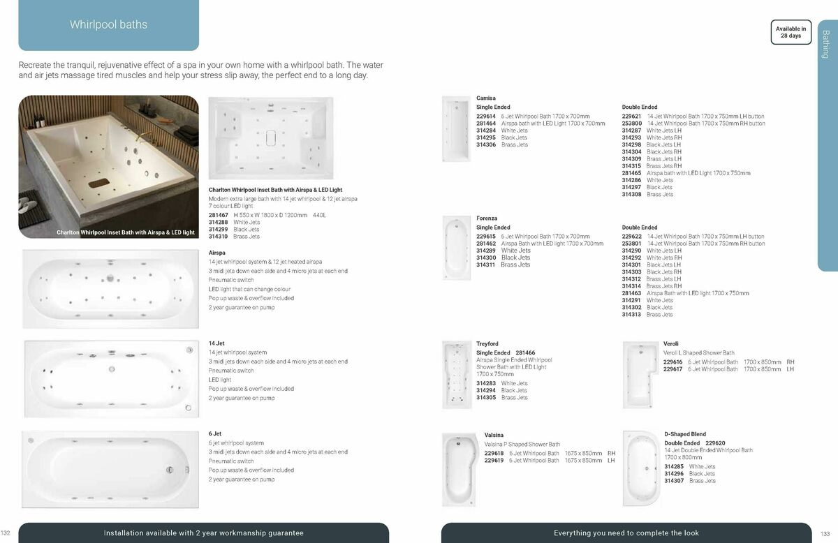 Wickes Bespoke Bathrooms Brochure Offers from 10 August