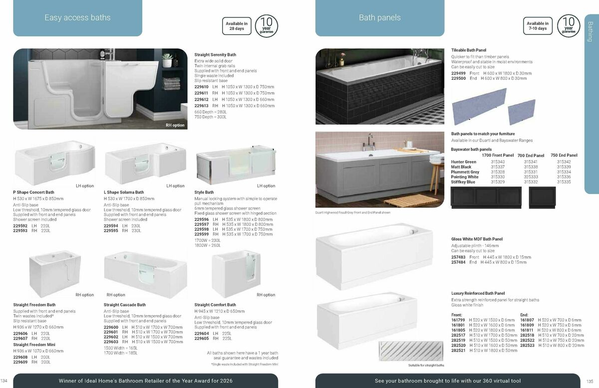Wickes Bespoke Bathrooms Brochure Offers from 10 August