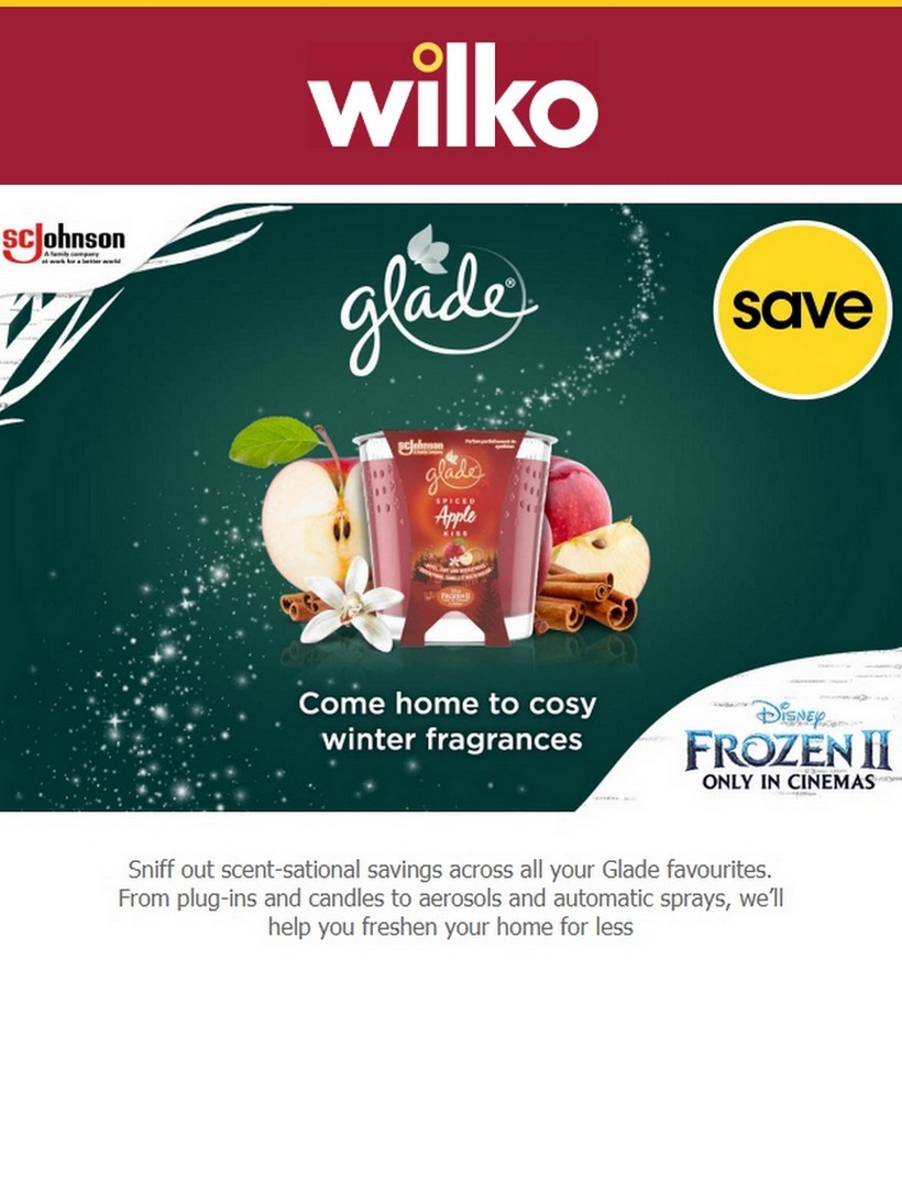 Wilko Glade Offers from 7 October
