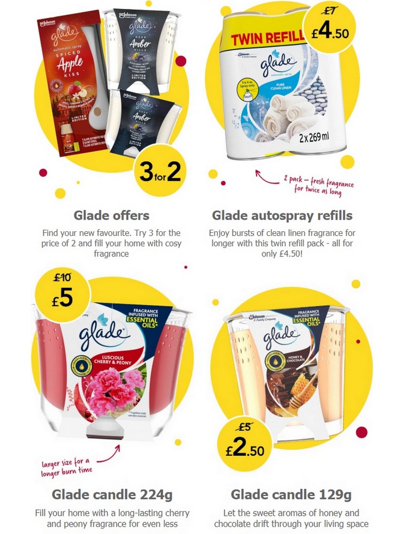 Wilko Glade Offers from 7 October