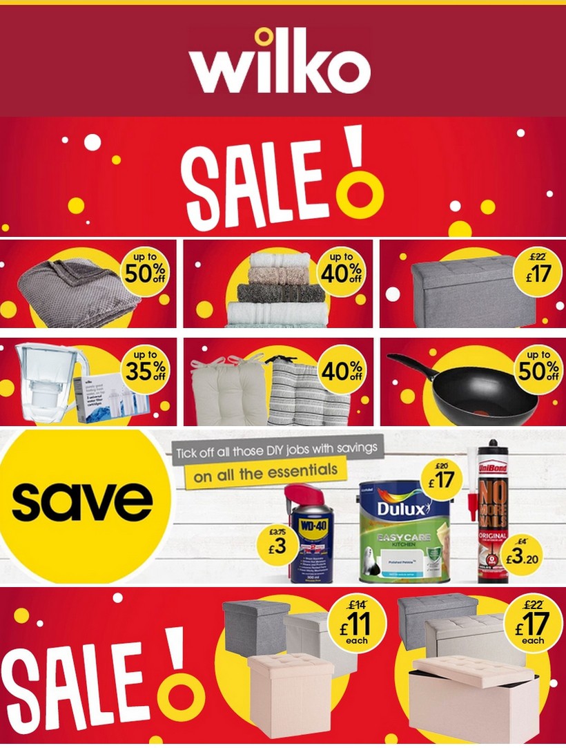 Wilko Offers from 7 January