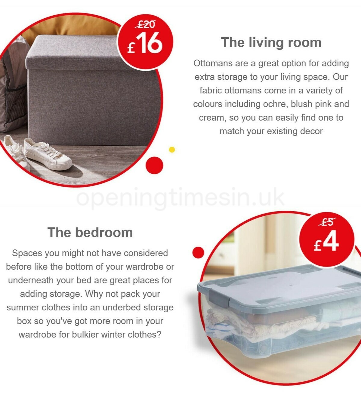 Wilko Smart storage tricks for every room Offers from 13 January