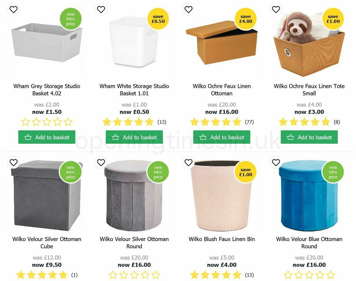Wilko Offers from 25 August