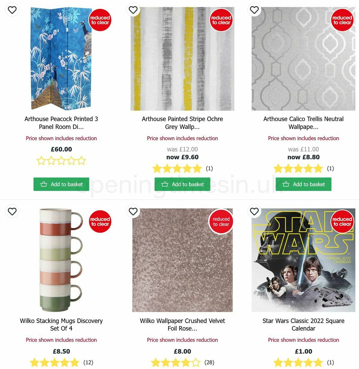 Wilko Reduced to Clear Offers from 13 March