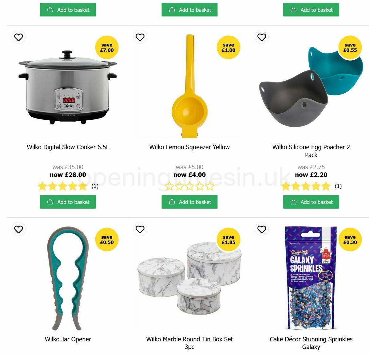 Wilko Offers from 20 August