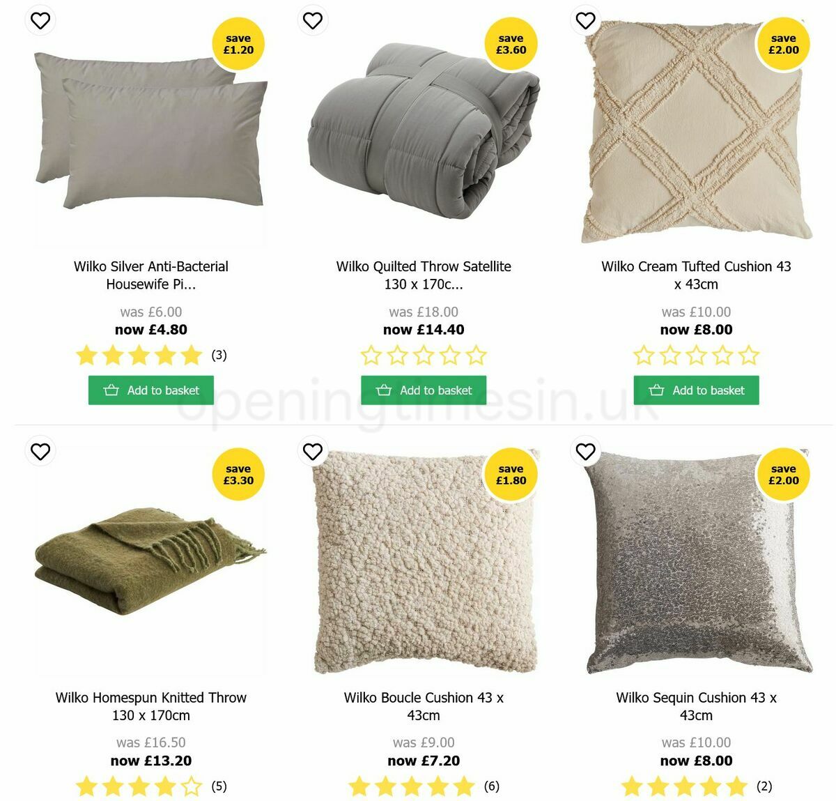 Wilko Offers from 20 August