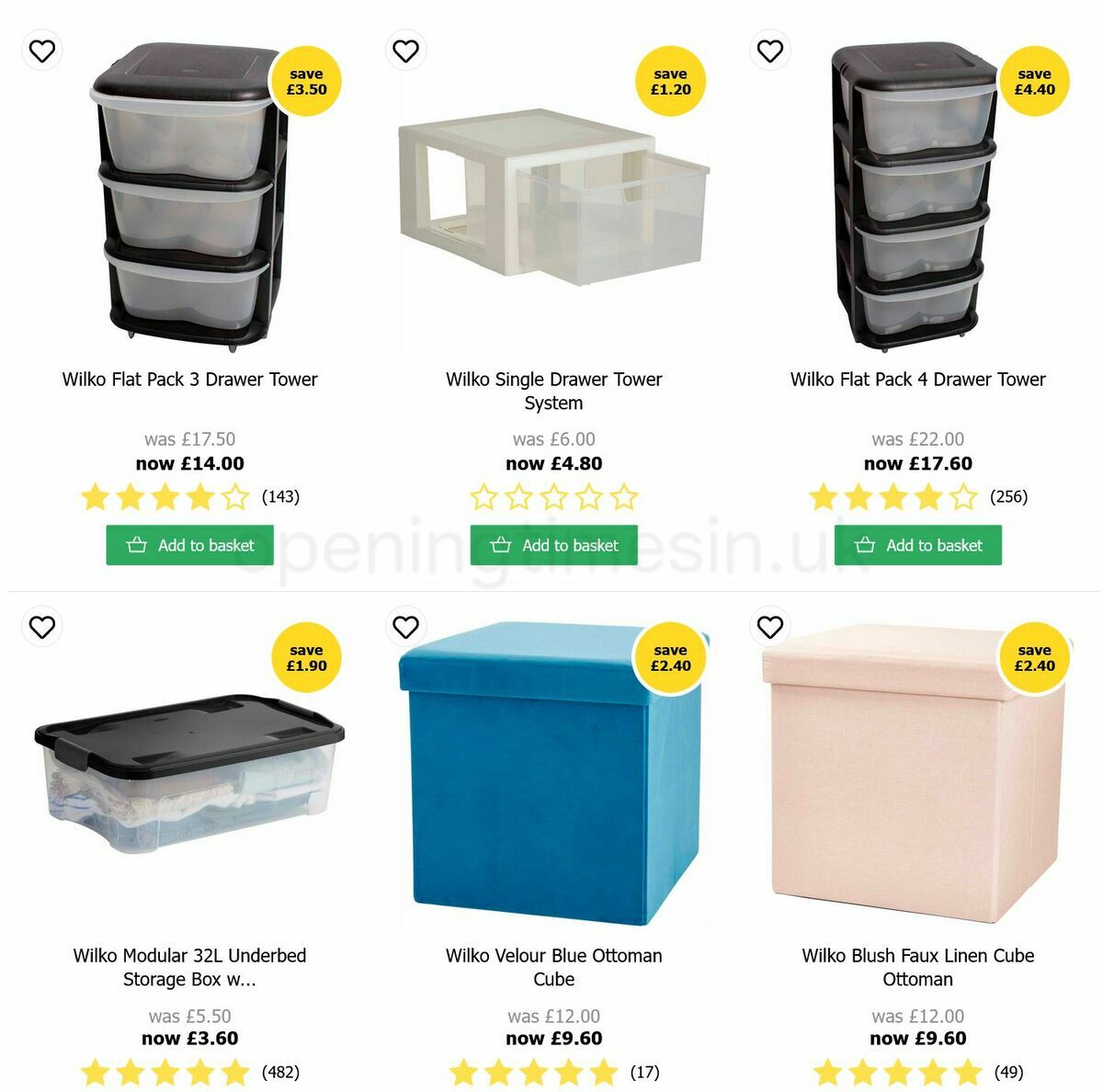 Wilko Offers from 20 August