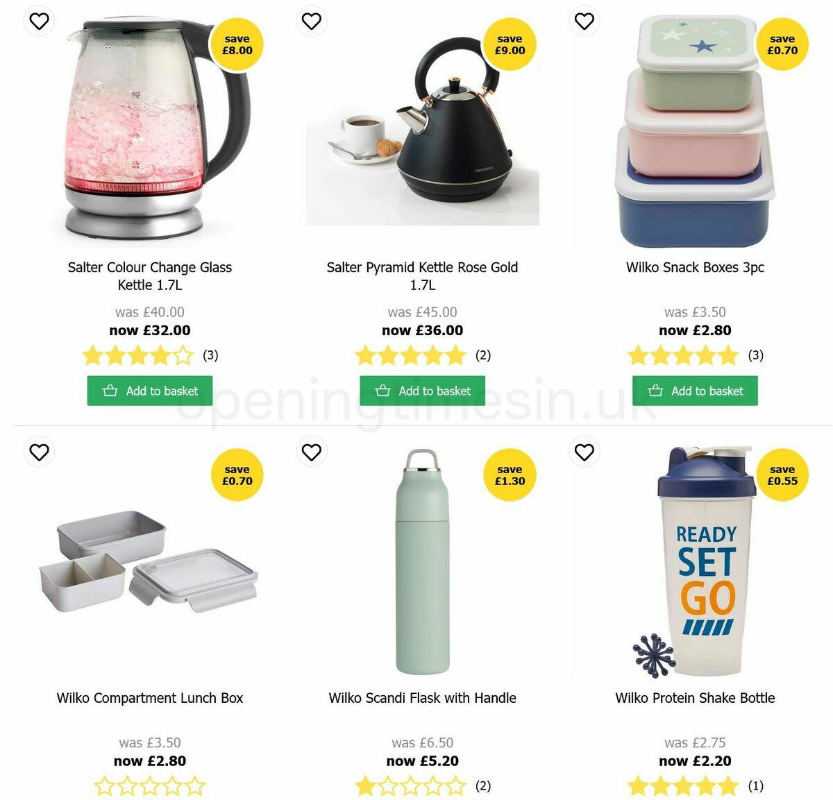 Wilko Offers from 20 August