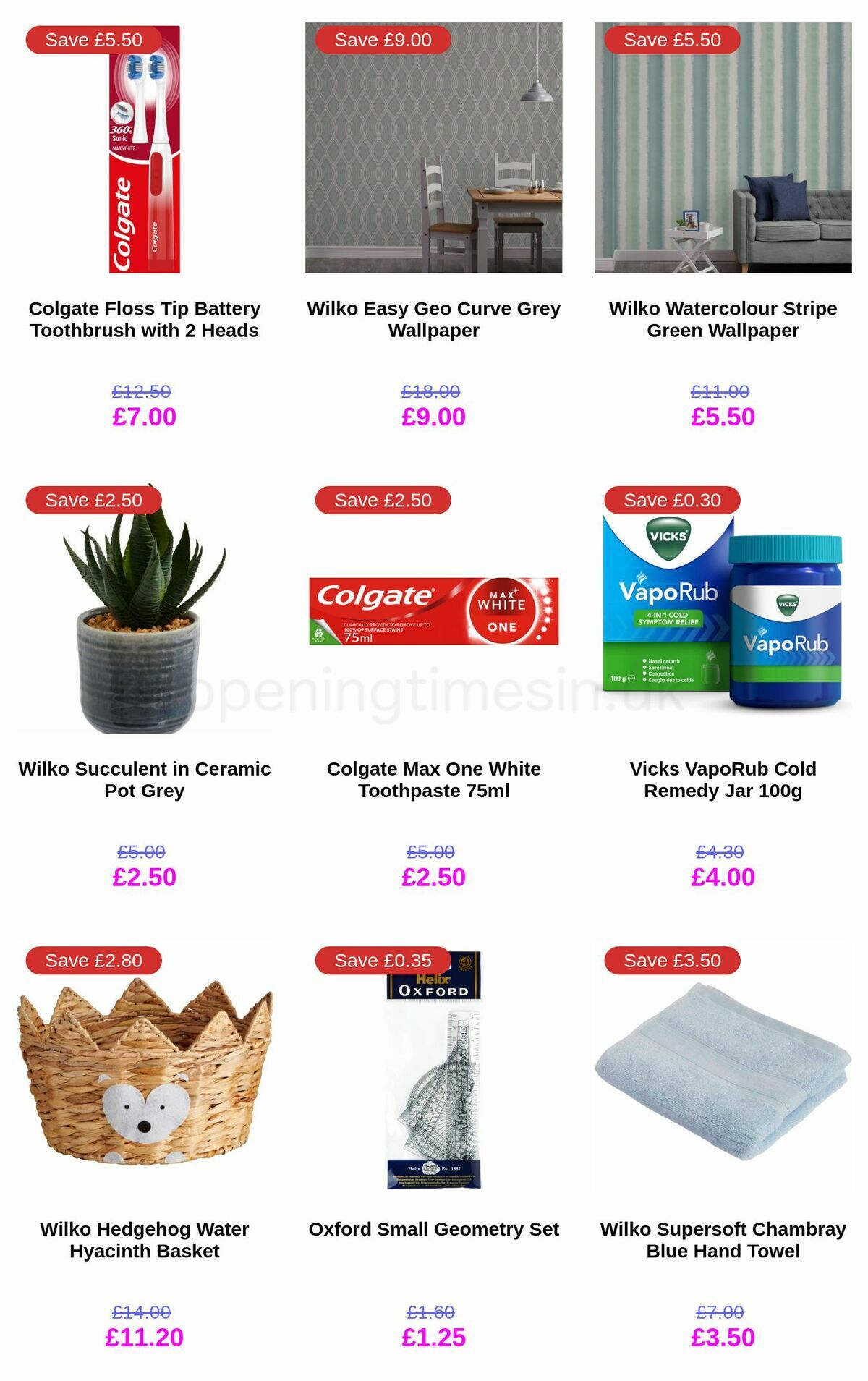 Wilko Offers from 2 January