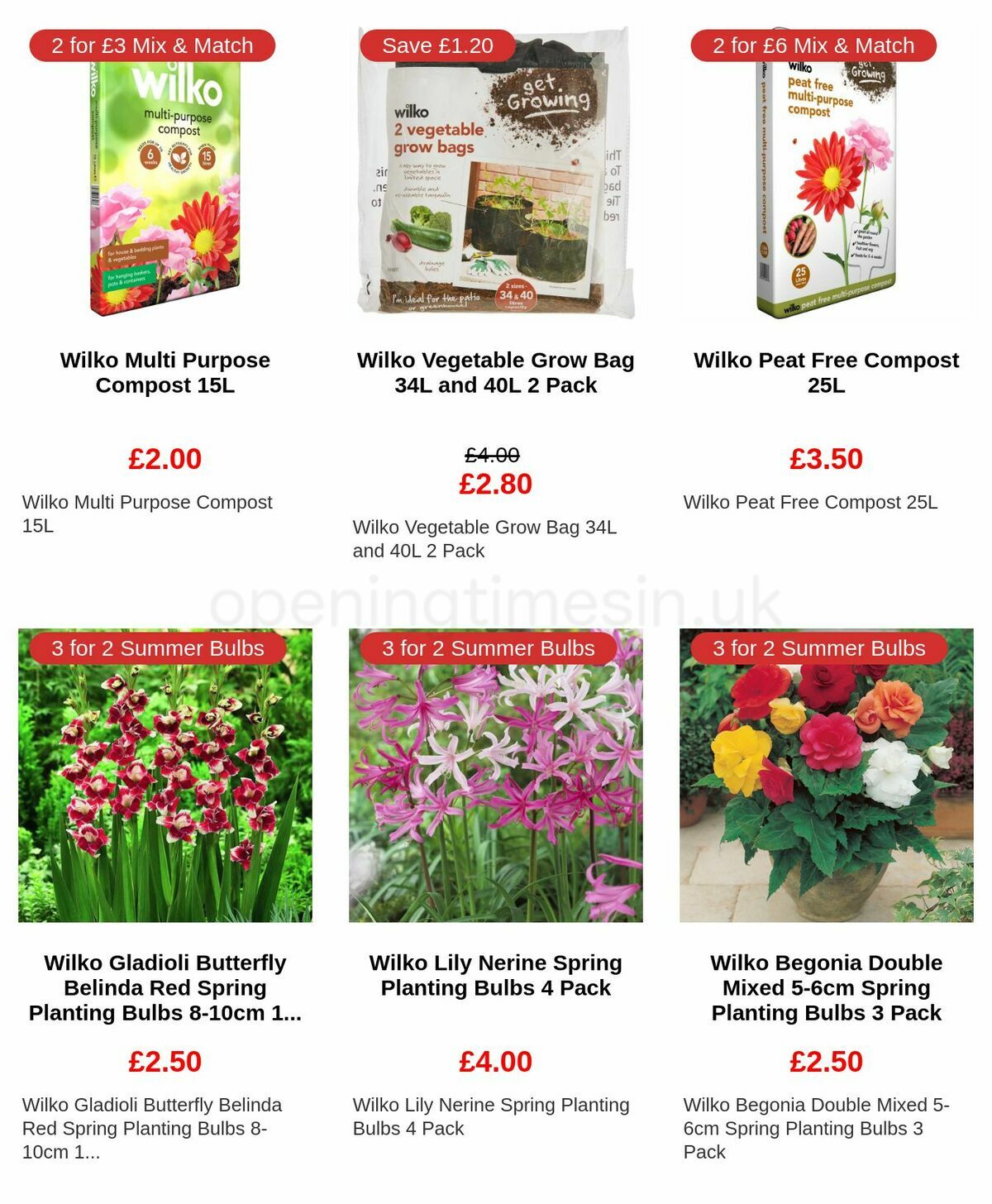 Wilko Offers from 11 February