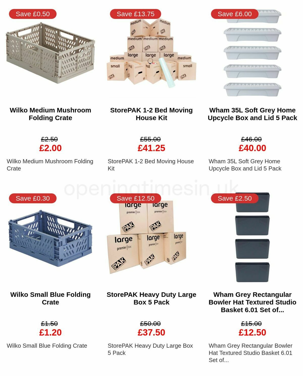 Wilko Storage Offers from 11 February