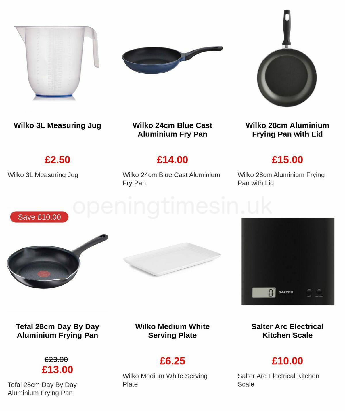 Wilko Pancake Day Offers from 12 February