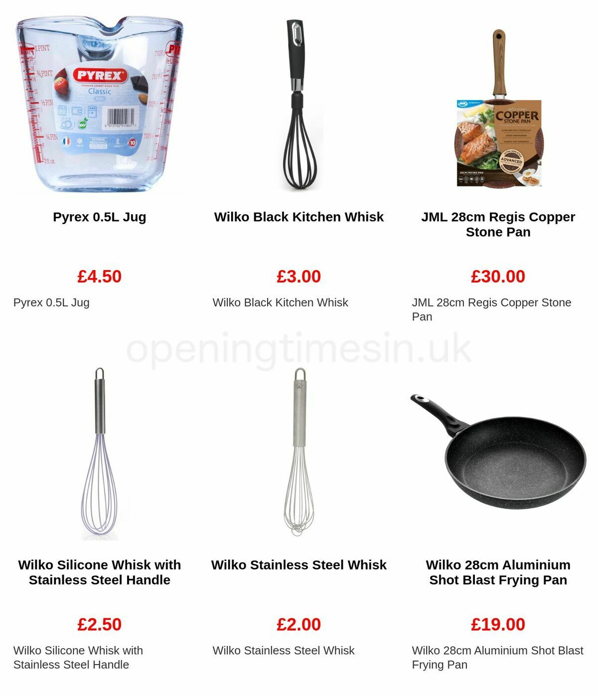Wilko Pancake Day Offers from 12 February