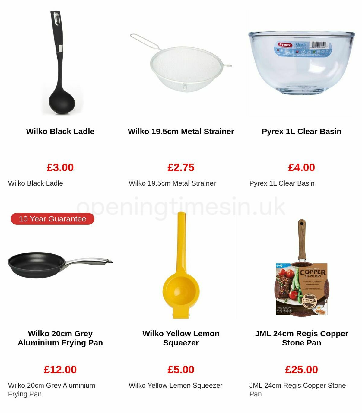 Wilko Pancake Day Offers from 12 February