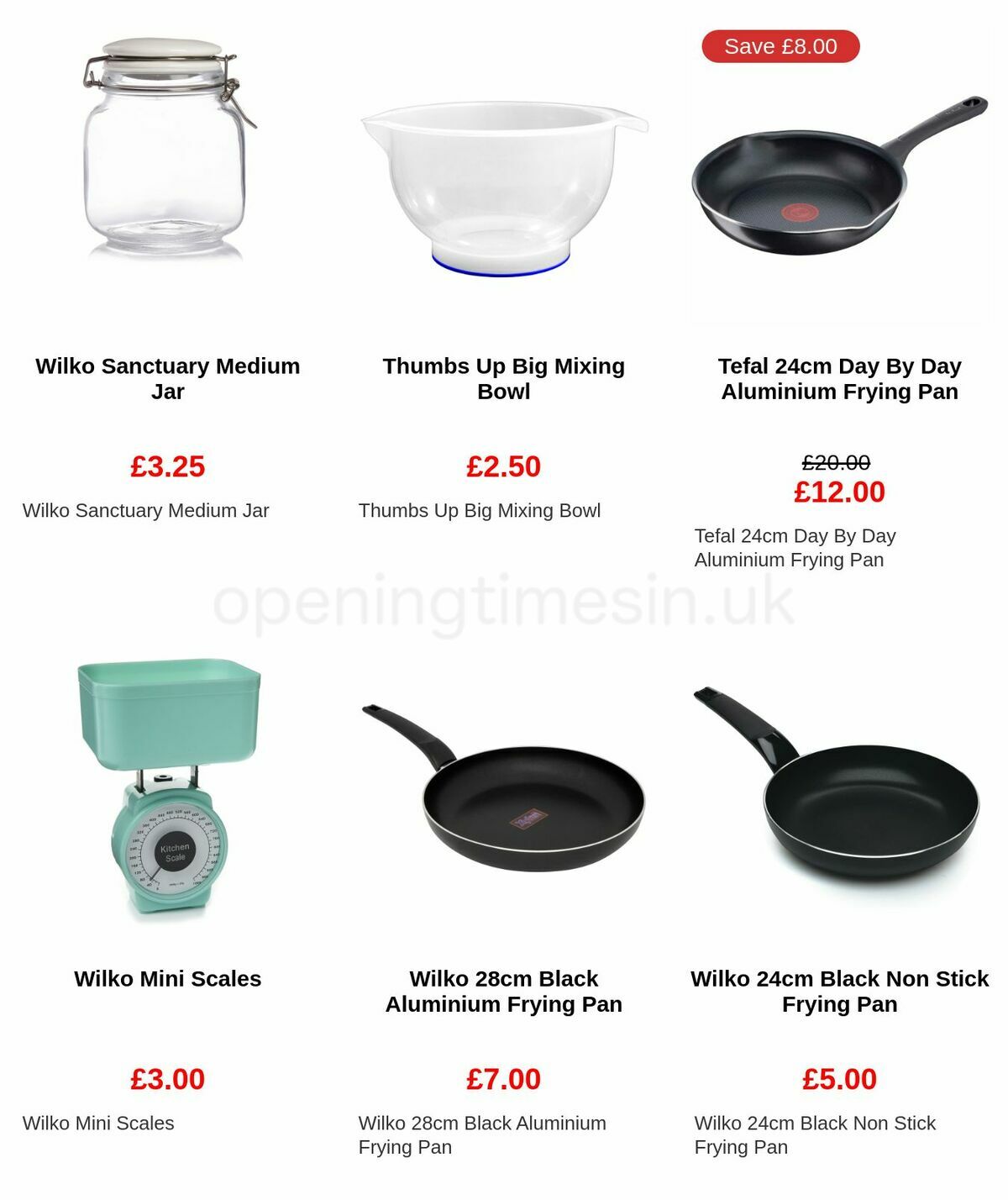 Wilko Pancake Day Offers from 12 February