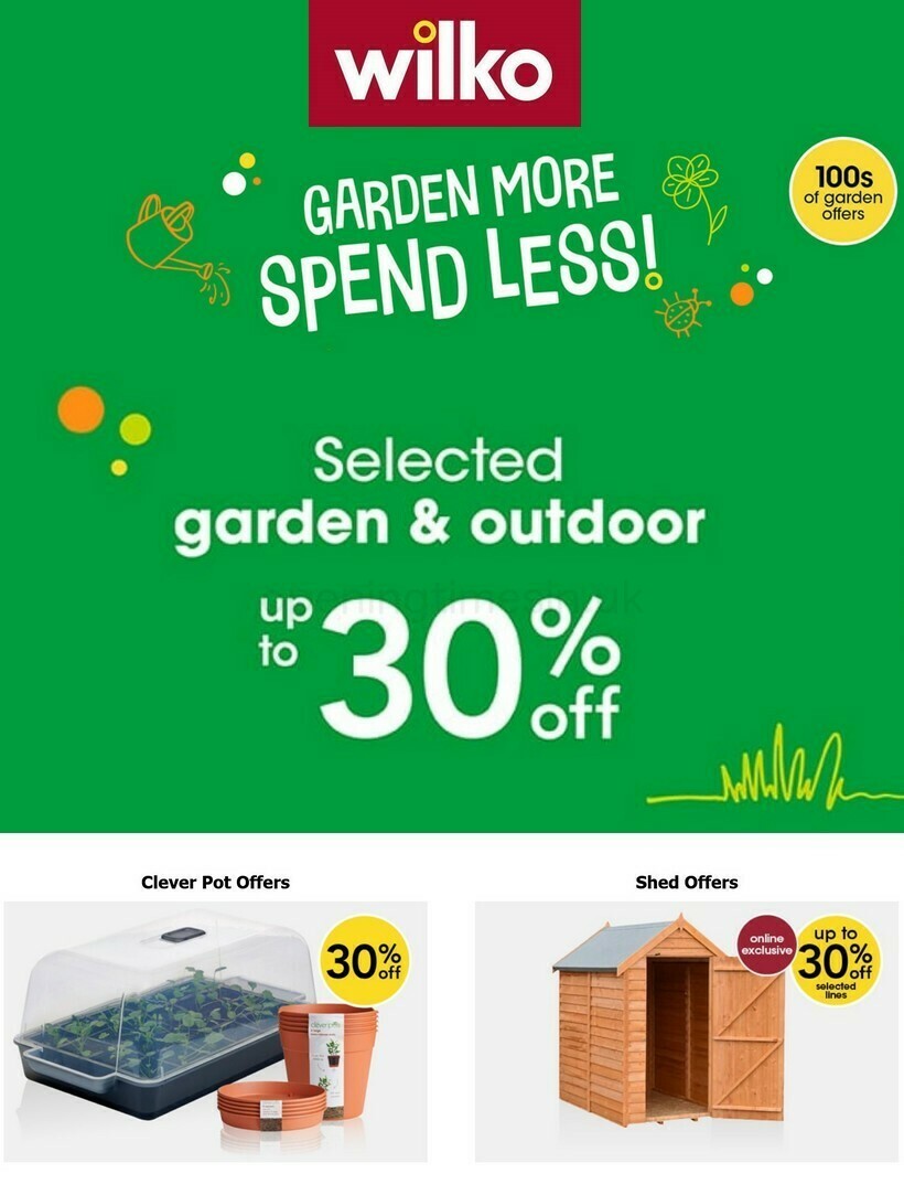 Wilko Offers from 25 March