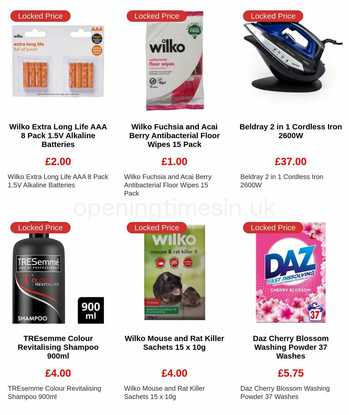 Wilko Offers from 1 May
