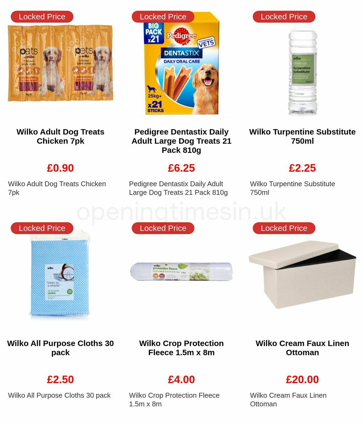 Wilko Offers from 1 May