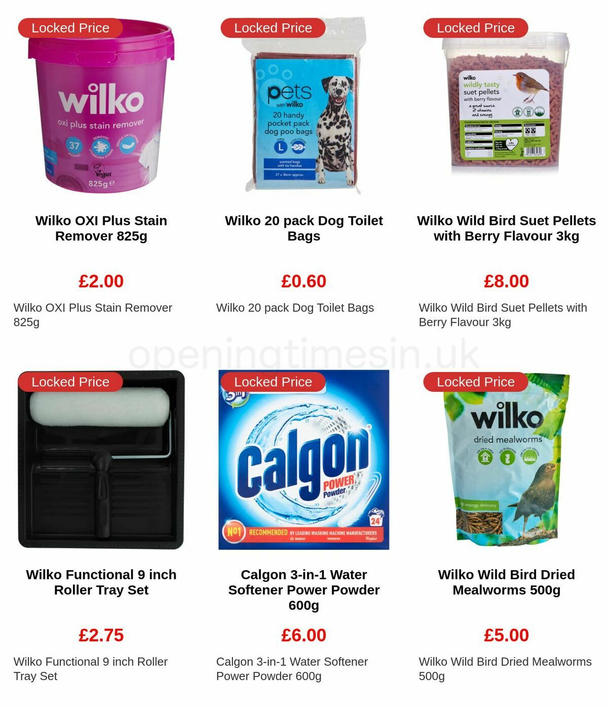 Wilko Offers from 1 May