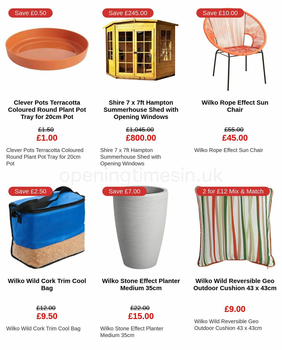 Wilko Offers from 10 May