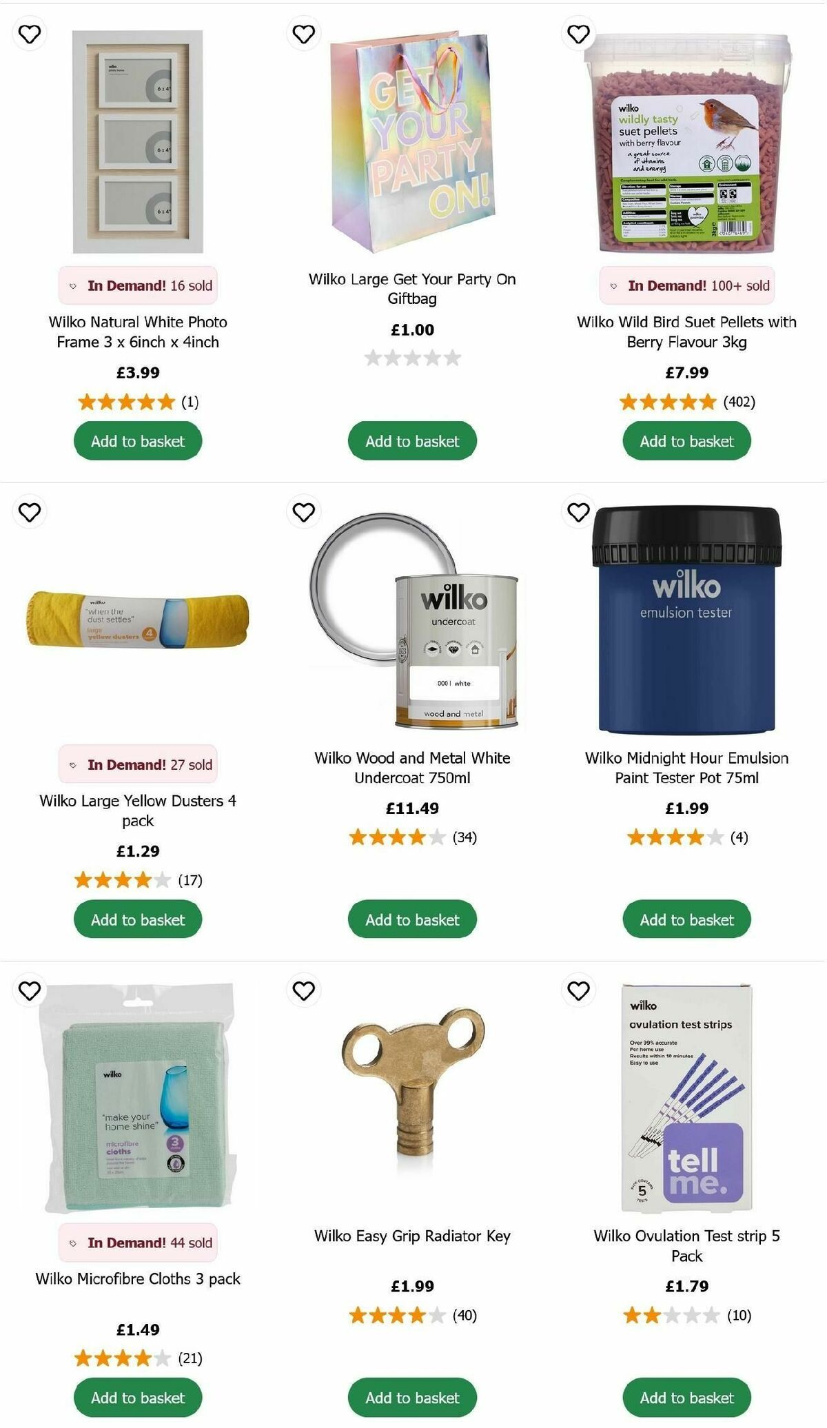 Wilko Offers from 19 January