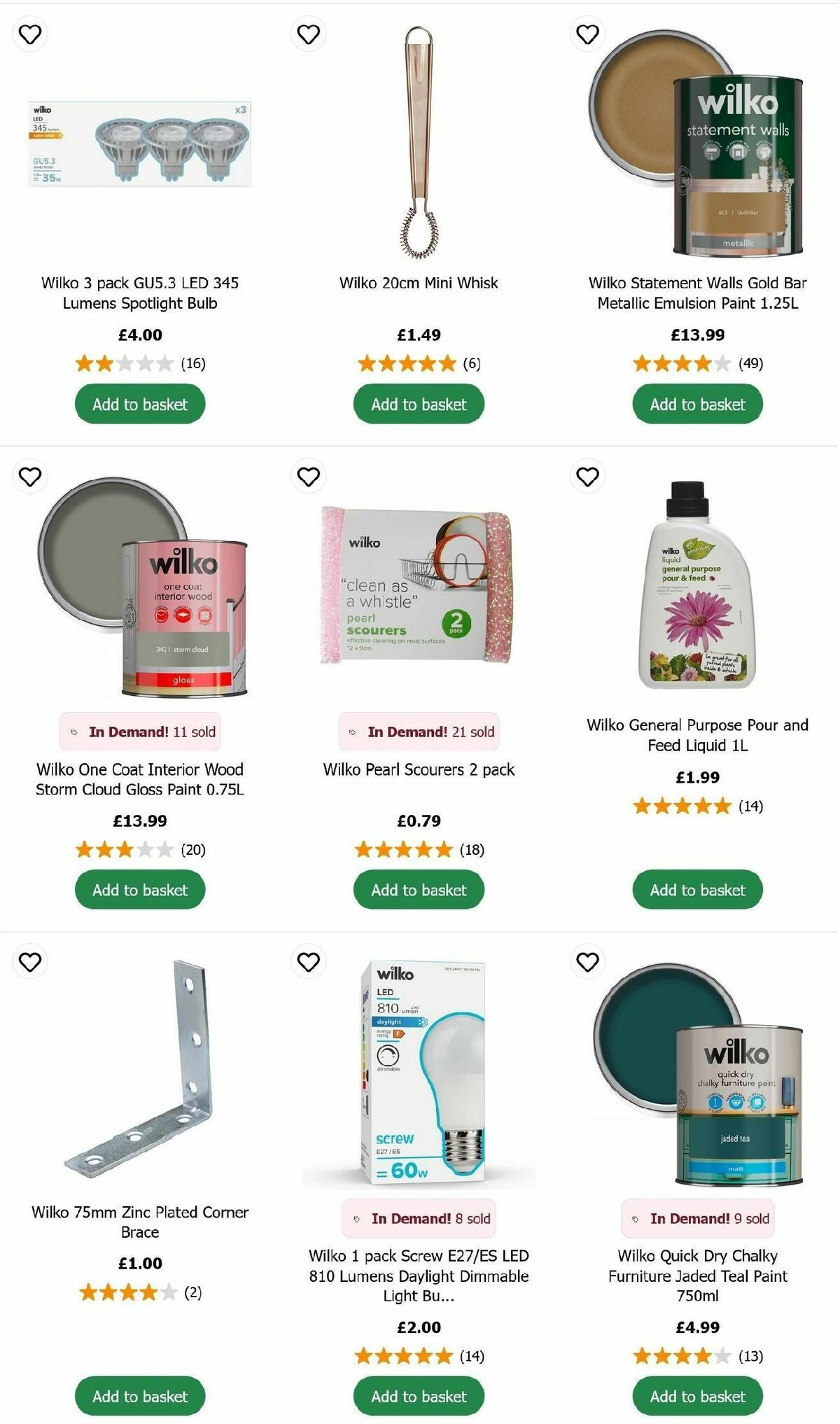 Wilko Offers from 19 January
