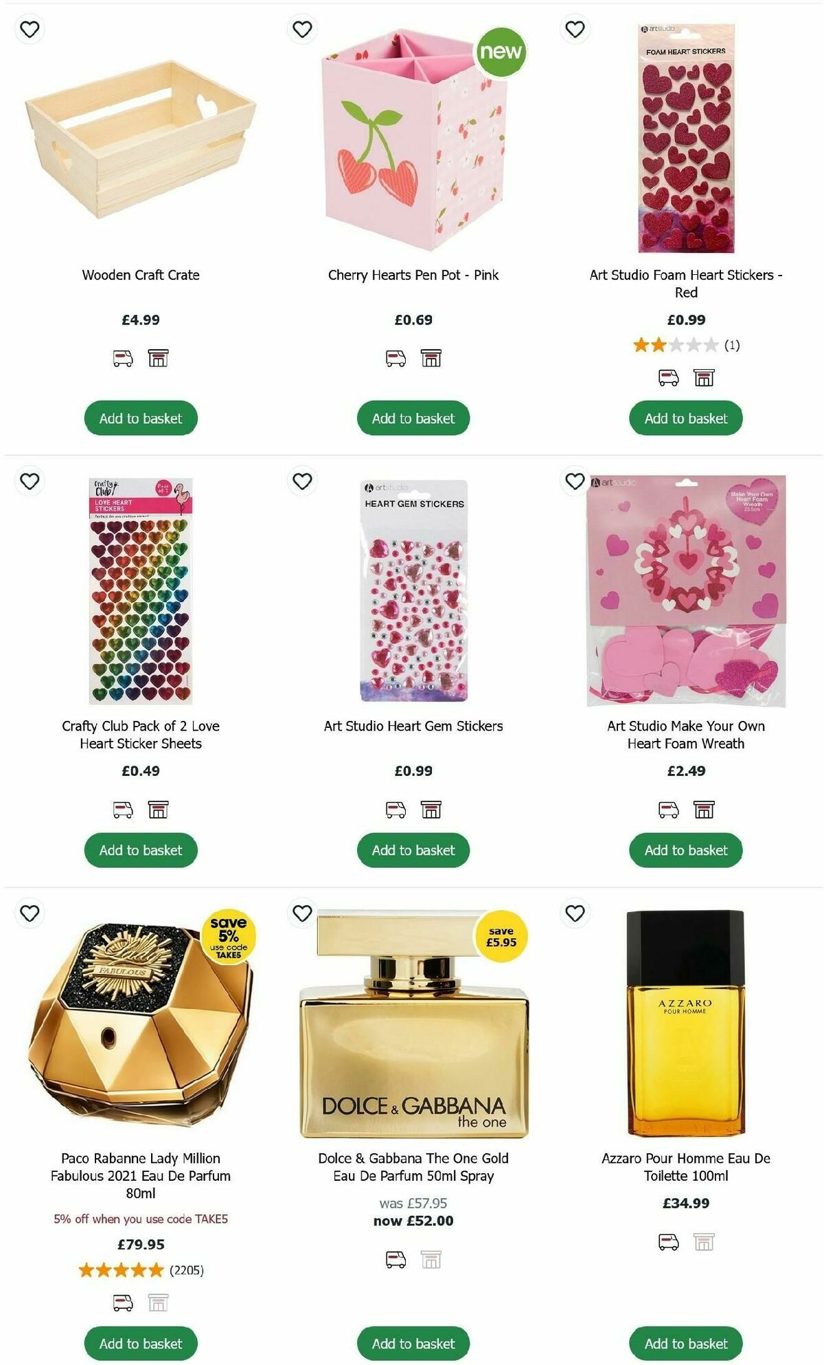 Wilko Valentine's Day Offers from 29 January