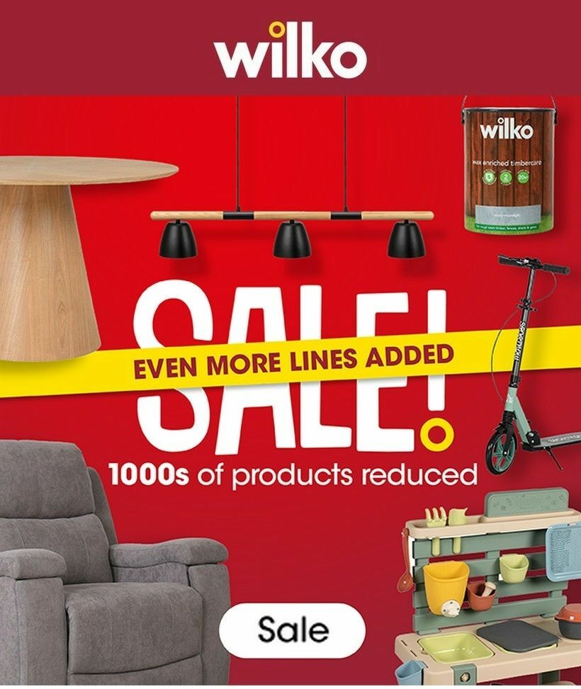 Wilko Offers from 16 July