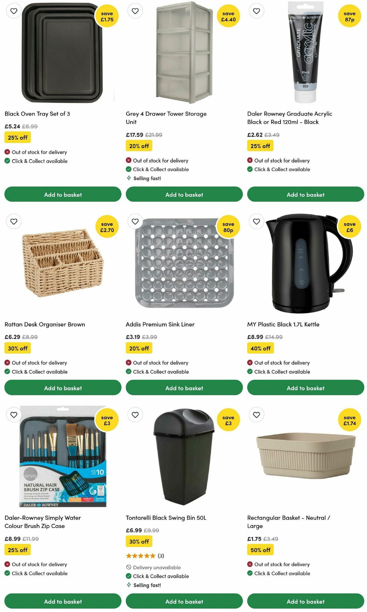 Wilko Offers from 25 August