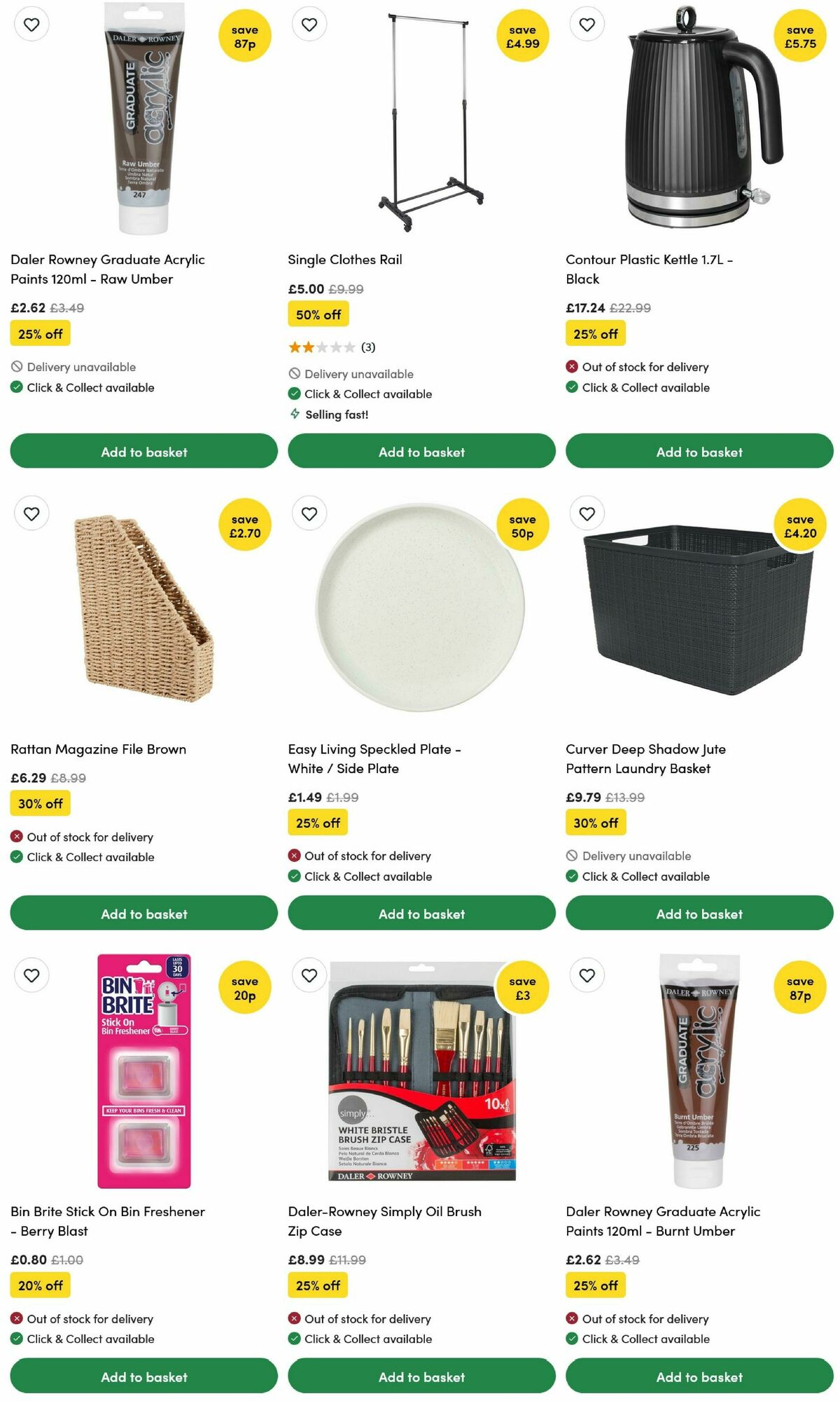 Wilko Offers from 25 August