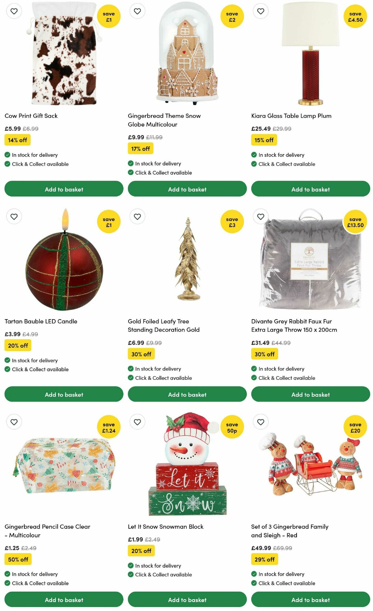 Wilko Christmas Collections Offers from 24 November