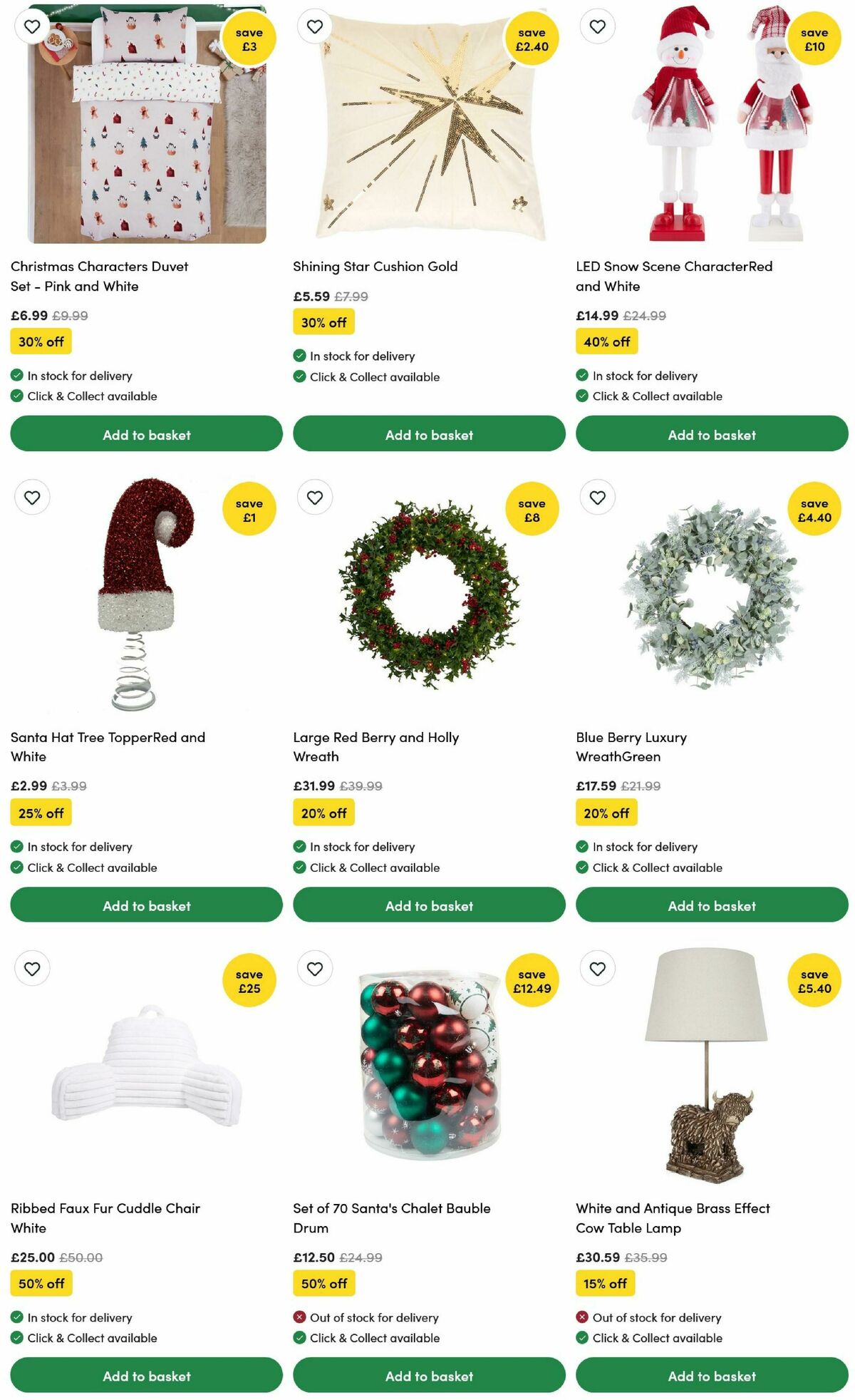 Wilko Christmas Collections Offers from 24 November