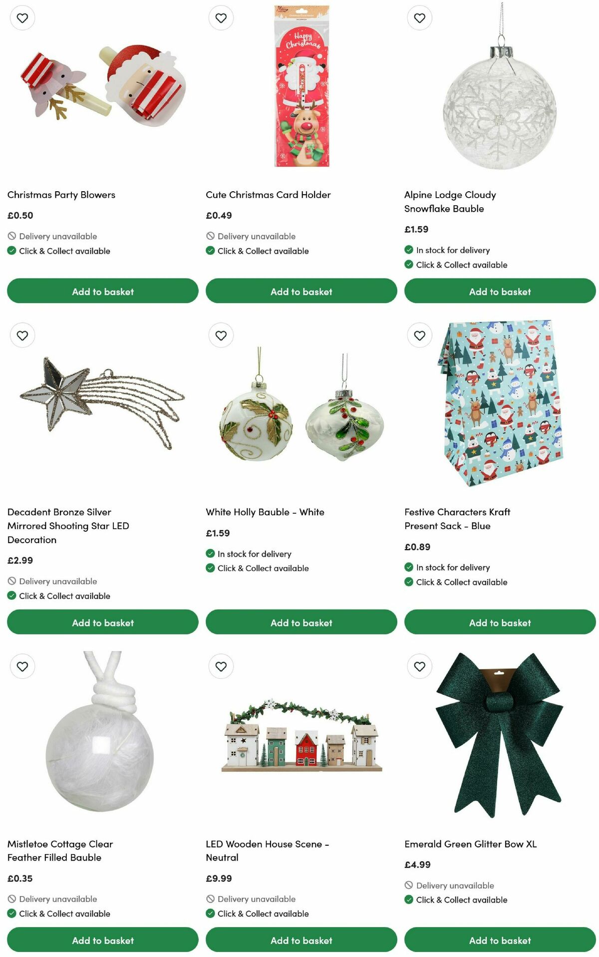 Wilko Christmas Collections Offers from 24 November