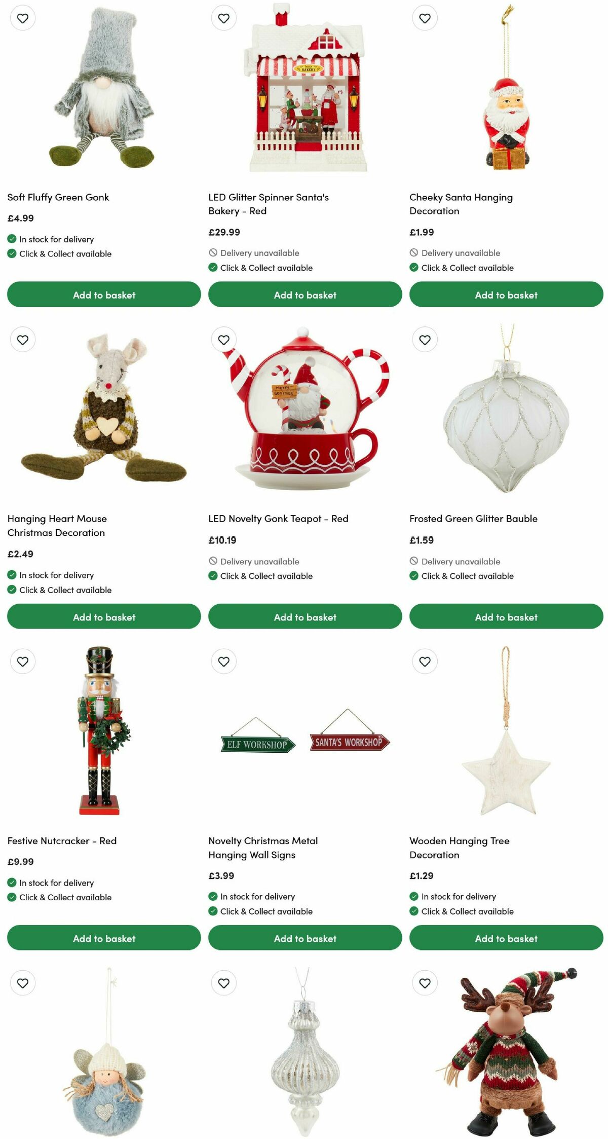 Wilko Christmas Collections Offers from 24 November