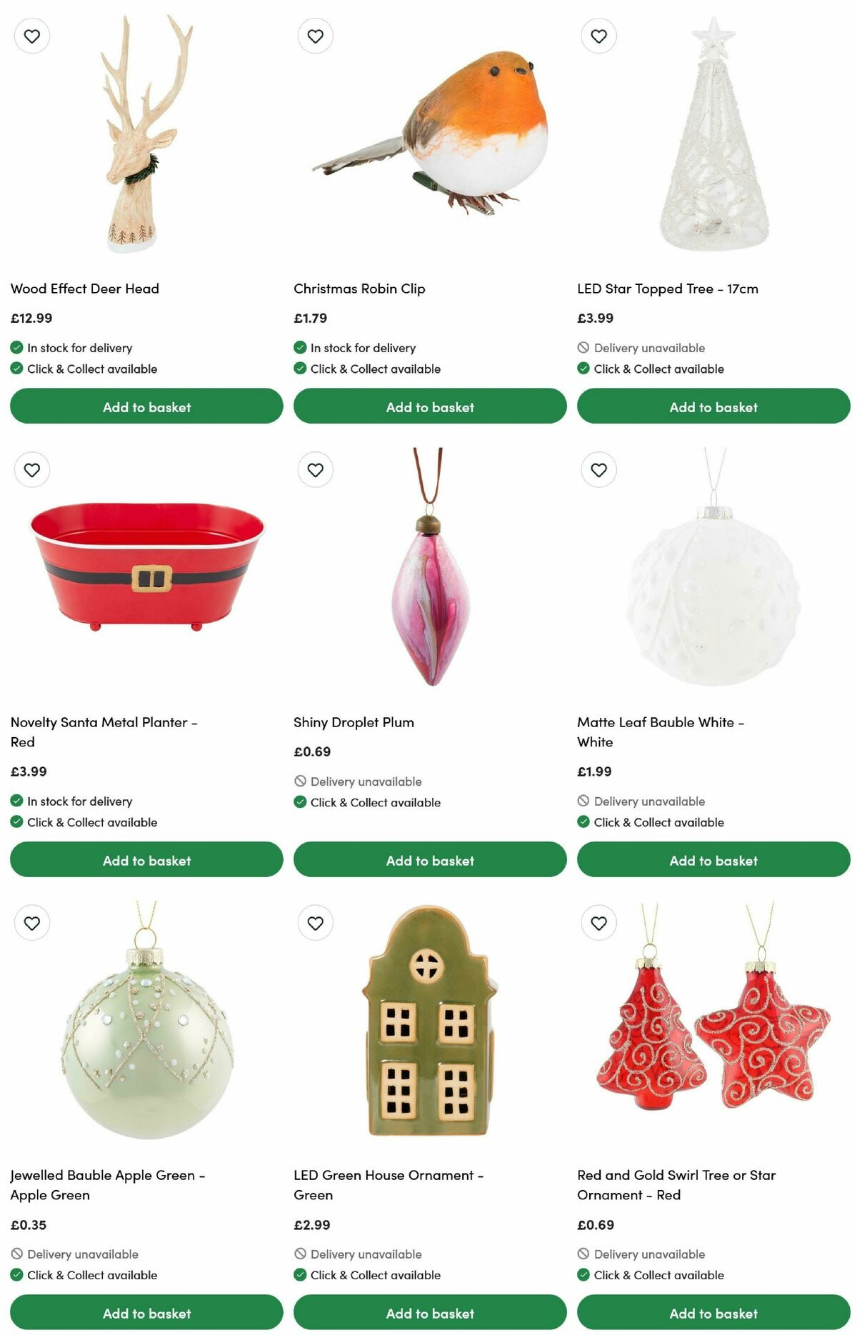 Wilko Christmas Collections Offers from 24 November