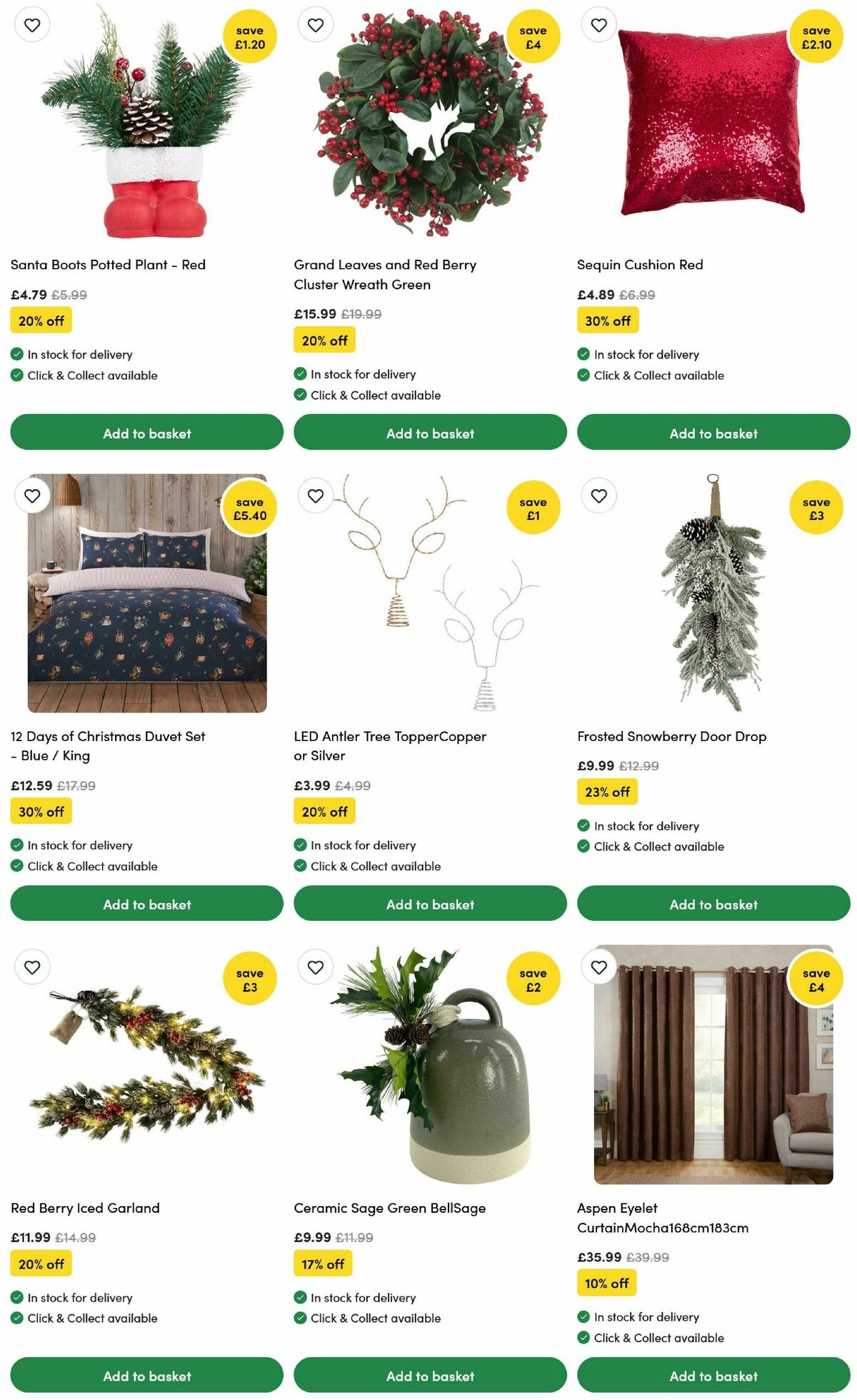 Wilko Christmas Collections Offers from 24 November