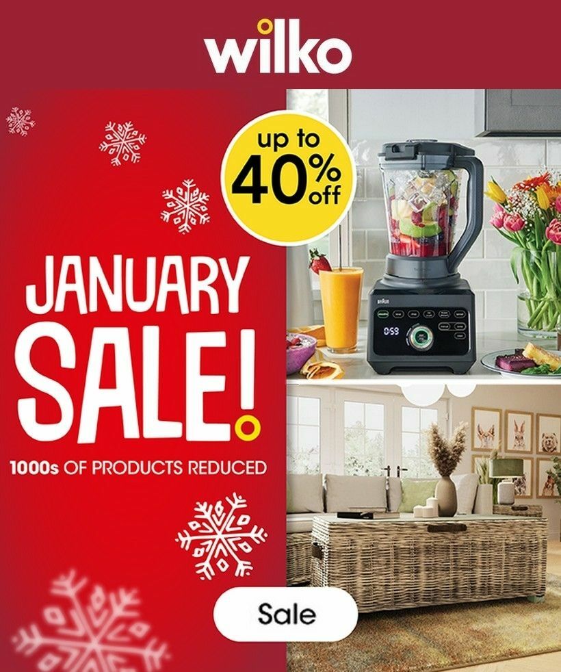 Wilko Offers from 5 January
