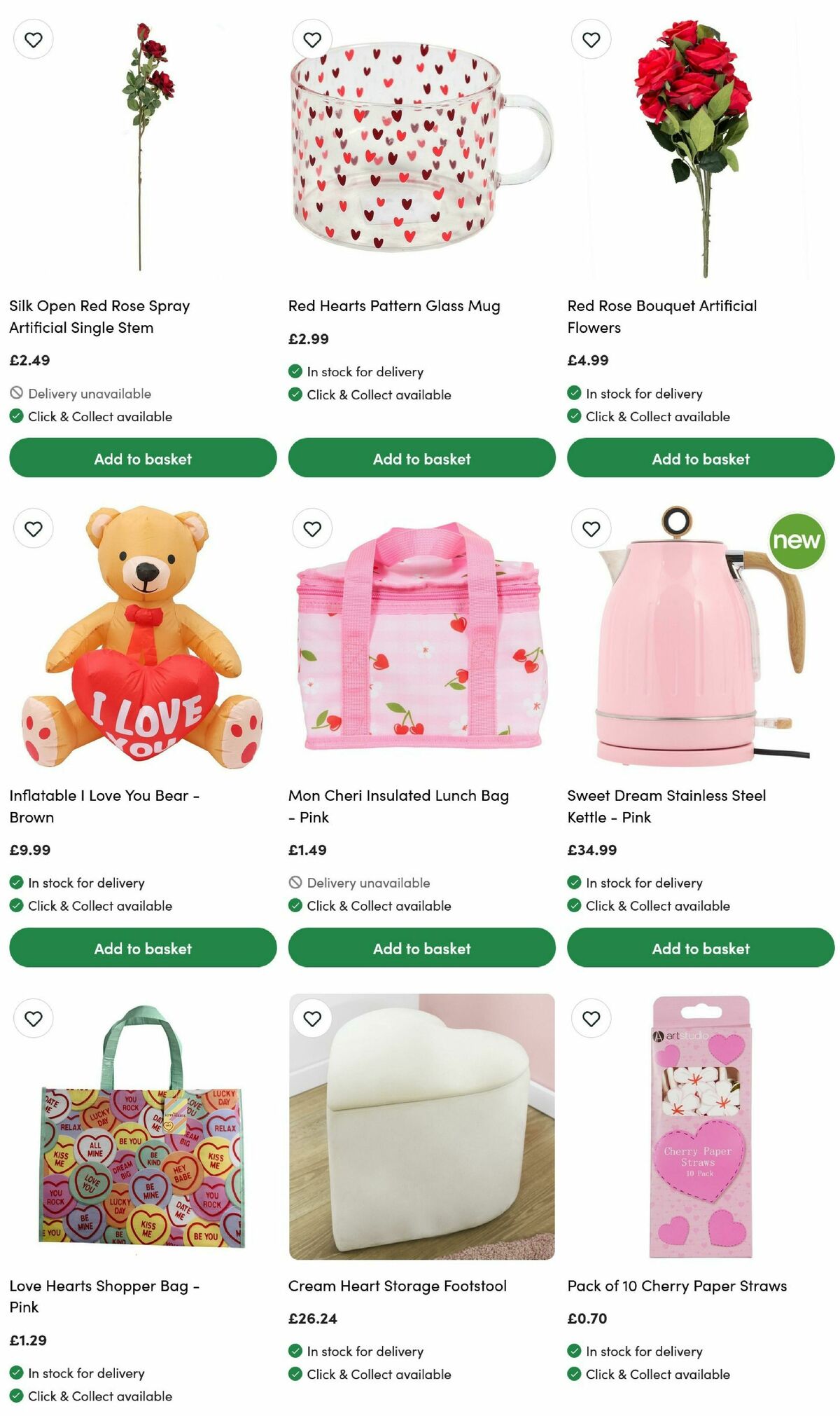 Wilko Valentine's Day Offers from 1 February