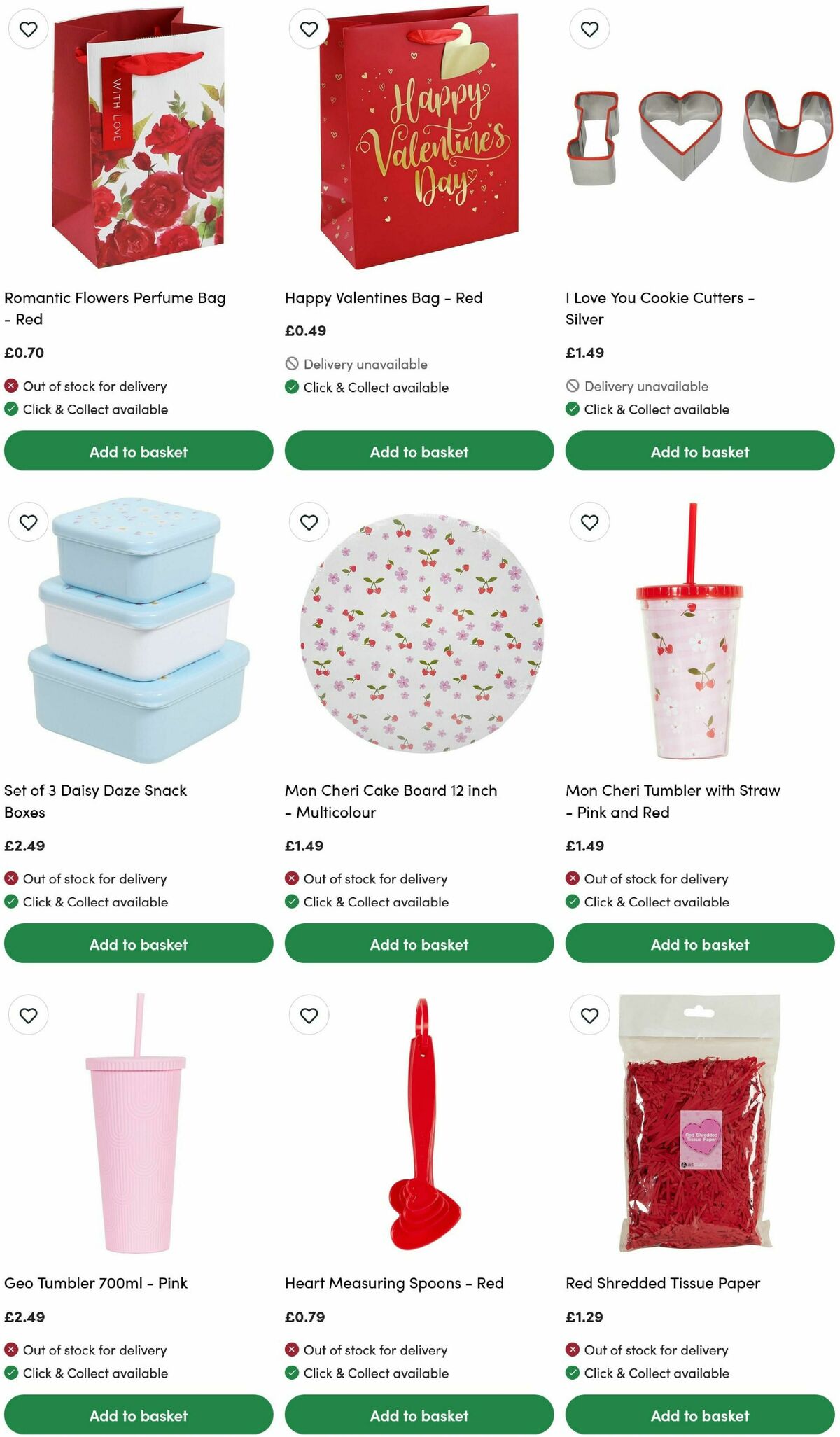 Wilko Valentine's Day Offers from 1 February